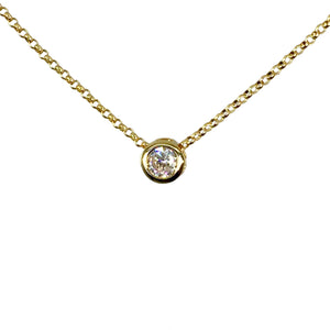 the "simple solitaire" necklace.